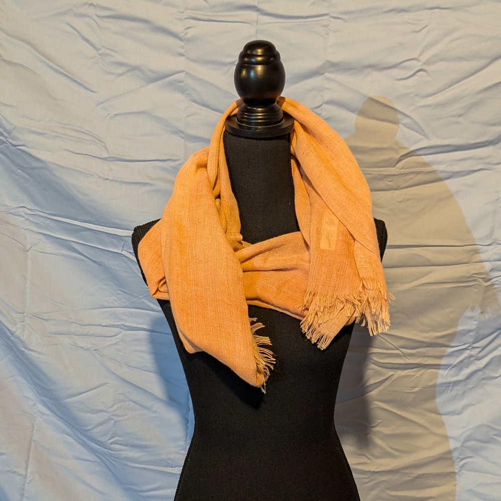 Elegant Pinky Orange Scarf